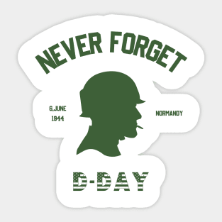 D-Day tribute 80 anniversary Sticker